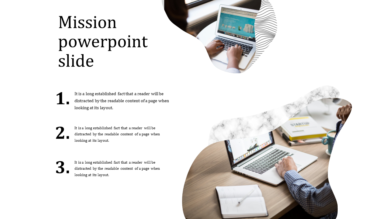 mission powerpoint slide